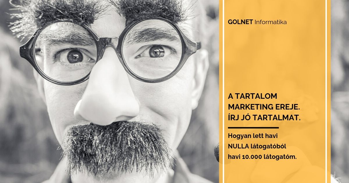 A tartalom marketing ereje. Írj jó tartalmat.