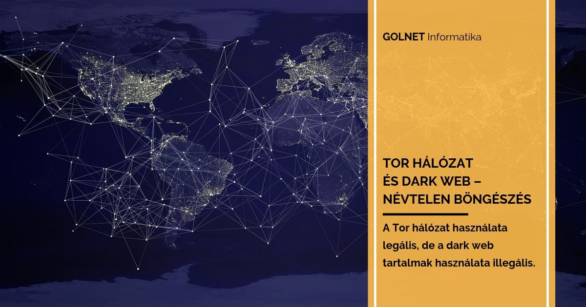 Tor hálózat és dark web - Névtelen böngészés