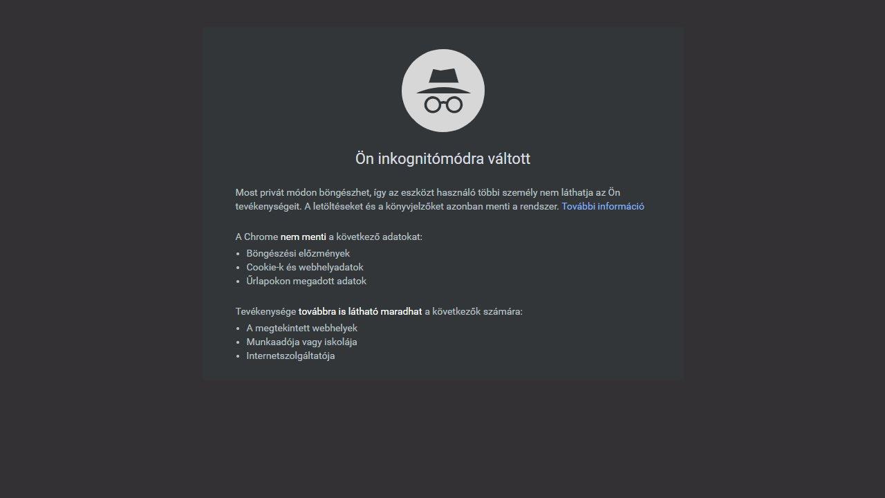 Mi az inkognitó vagy privát mód és miért nem olyan biztonságos mint hiszed?